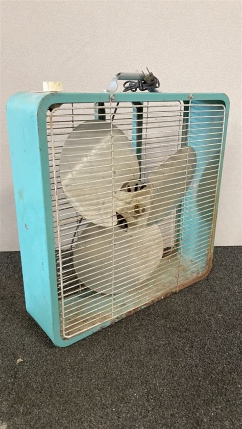 antique metal box fan|old metal fans for sale.